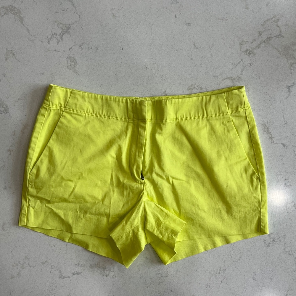 CrewCuts Bright Yellow Chino Shorts Size 14